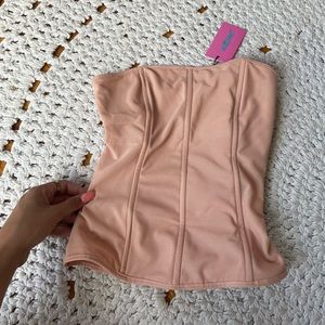 Nude corset top BRAND NEW WITH TAGS